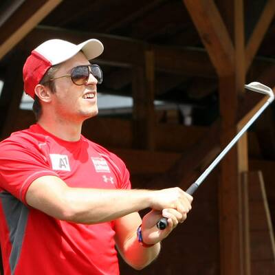 Golftraining der ÖSV-Stars