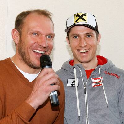 Marcel Hirscher trifft Hermann Maier