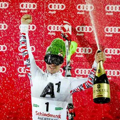 So feierte Marcel Hirscher