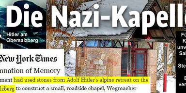 Hitler-Steine in deutscher Kapelle