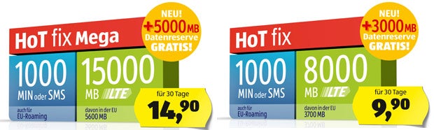 HoT startet Gratis-Datenreserve