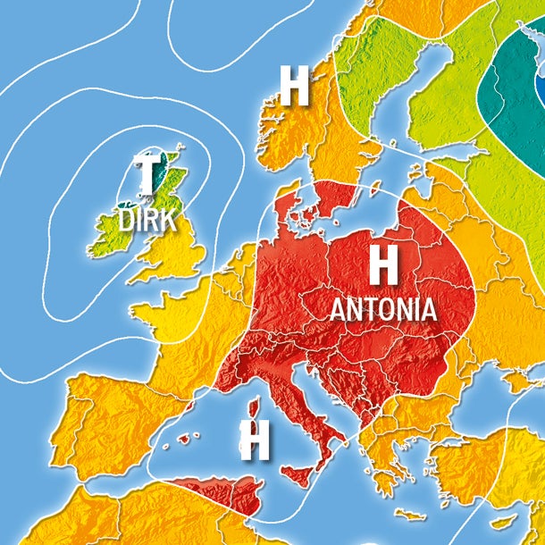 Afrika-Hitze sorgt für Waldbrände