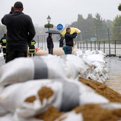 Viele Flüsse sind über die Ufer getreten