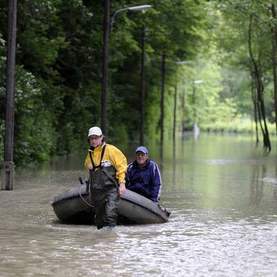 Hochwasser in Österreich