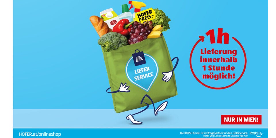 Hofer hat seinen Onlineshop gestartet