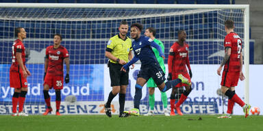 Frankfurt verliert Regenschlacht in Hoffenheim