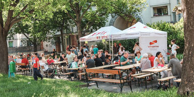 Wiener Wohnen Hoffest Gemeindebau