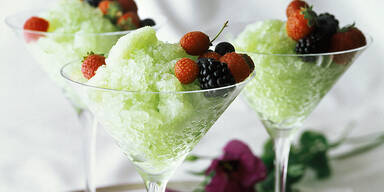 Honigmelonen-Sorbet