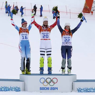 Bilder zur Damen-Super-Kombination