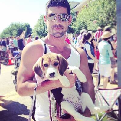 Hot Dudes with Dogs 