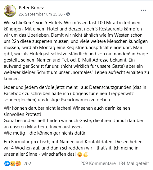 Wiener muss wegen Corona vier Hotels zusperren