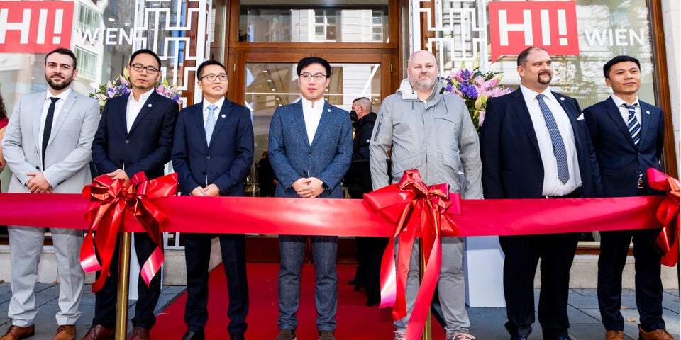 Huaweis Flagship-Store in Wien wurde offiziell eröffnet