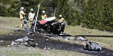 Hubschrauberabsturz in Tirol