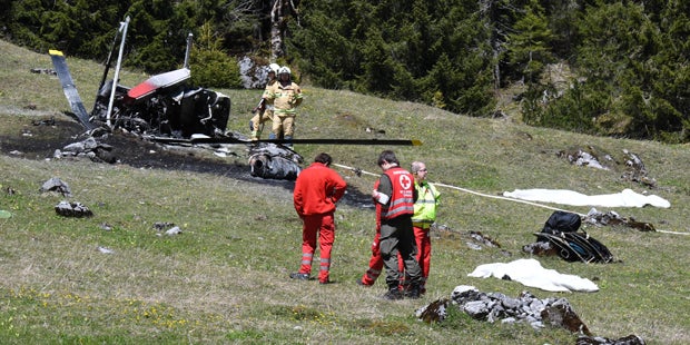 Hubschrauberabsturz in Tirol