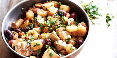 Huhnerpfanne-Topinambur