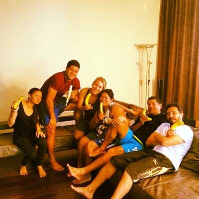 Austria Wiens Ola Kamara und James Holland