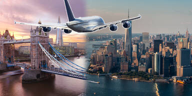 London New York Flug