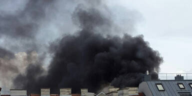 Gro&szlig;brand in Wien-Brigittenau