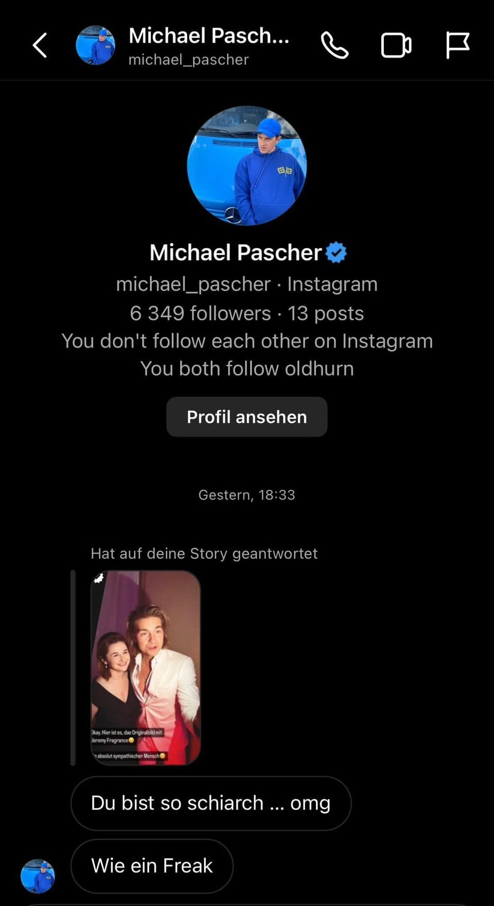 Michael Pascher beschimpft Marlene Svazek