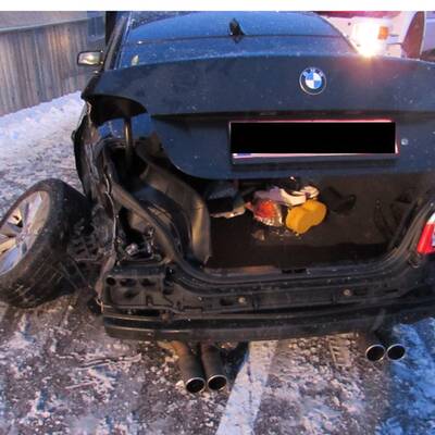 Die FF Neuhofen sicherte die Unfallstelle