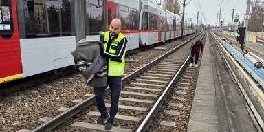 Kurioser Einsatz: Schwan machte es sich auf U6-Gleisen gem&uuml;tlich