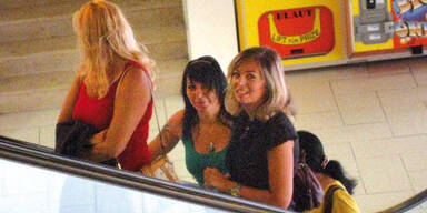 Mörtel mit zwei Schwestern auf Reisen