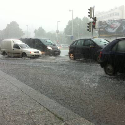Unwetter in Wien