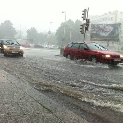Unwetter in Wien