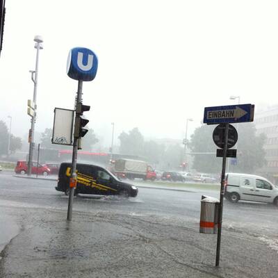 Unwetter in Wien