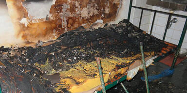 Häftling legte Feuer in Zelle: Sieben Jahre Haft