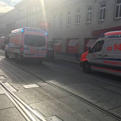 Bimunfall in Wien-Meidling