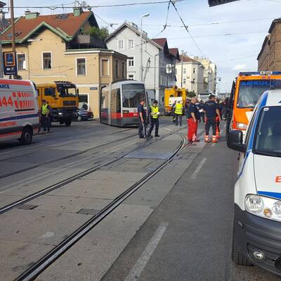 Bimunfall in Wien-Meidling