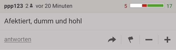 Hass-Postings gegen Hörbiger