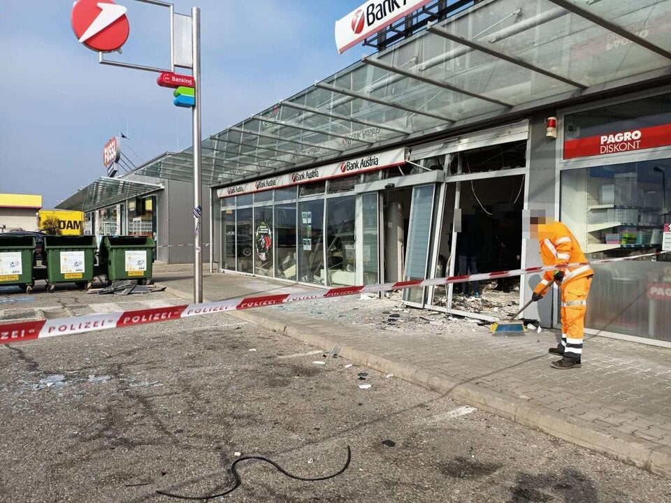 Bankomatsprengung Gänserndorf