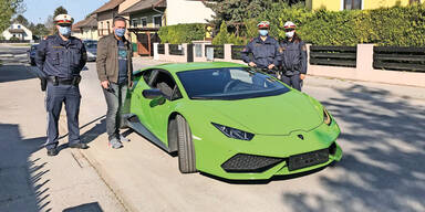 Gestohlener Lamborghini gefunden G&auml;nserndorf