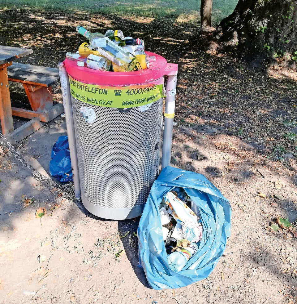 Prater-Auen Corona-Partys