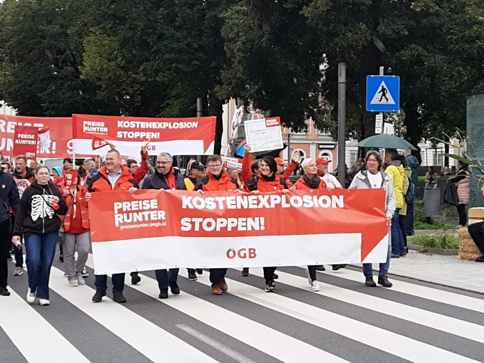 ÖGB Demo Linz
