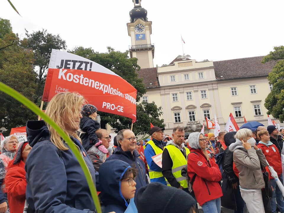 ÖGB Demo Linz