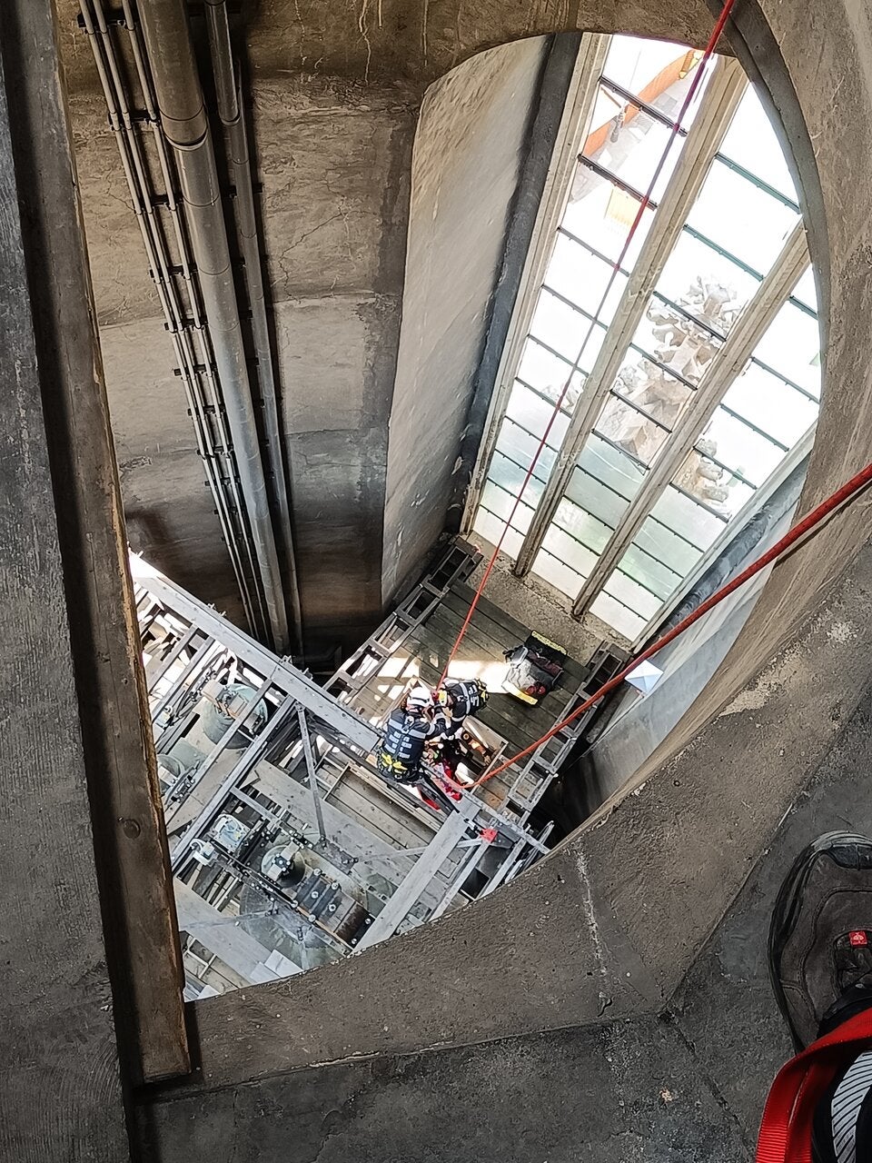 Rettung im Stephansdom