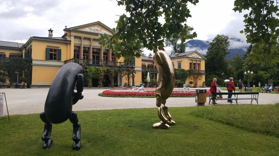 Erwin Wurms Gurkerl und Extrawurst im Kaiserpark