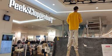 Letze Malerarbeiten vor Er&ouml;ffnung