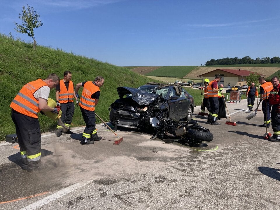 Biker Frontal Crash