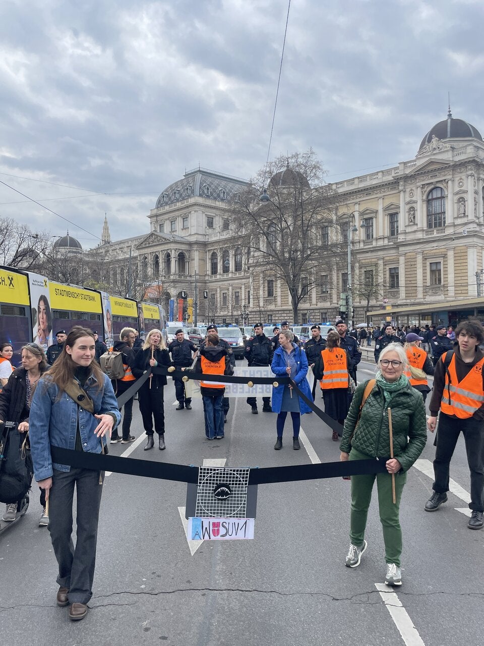 Klima-Protest in Wien
