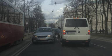Geisterfahrer am Ring Wien