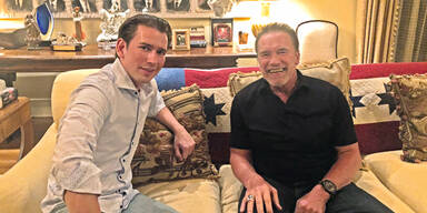 Kurz trifft Arnie und Apple-Boss