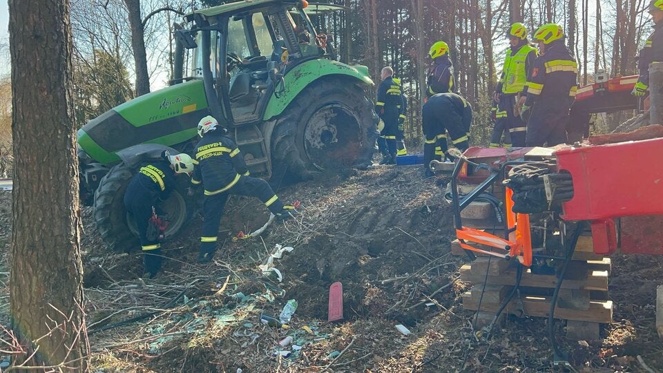 Traktorunfall 1 Toter ein Verletzter