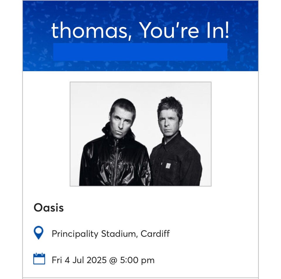 Oasis stornieren jetzt 50.000 Tickets