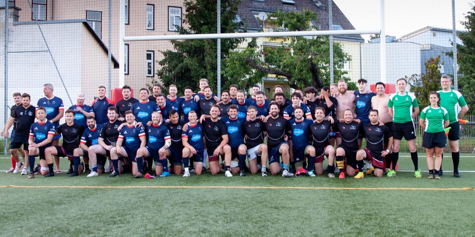 Rugby Liga-Auswahl gegen Englands Polizei