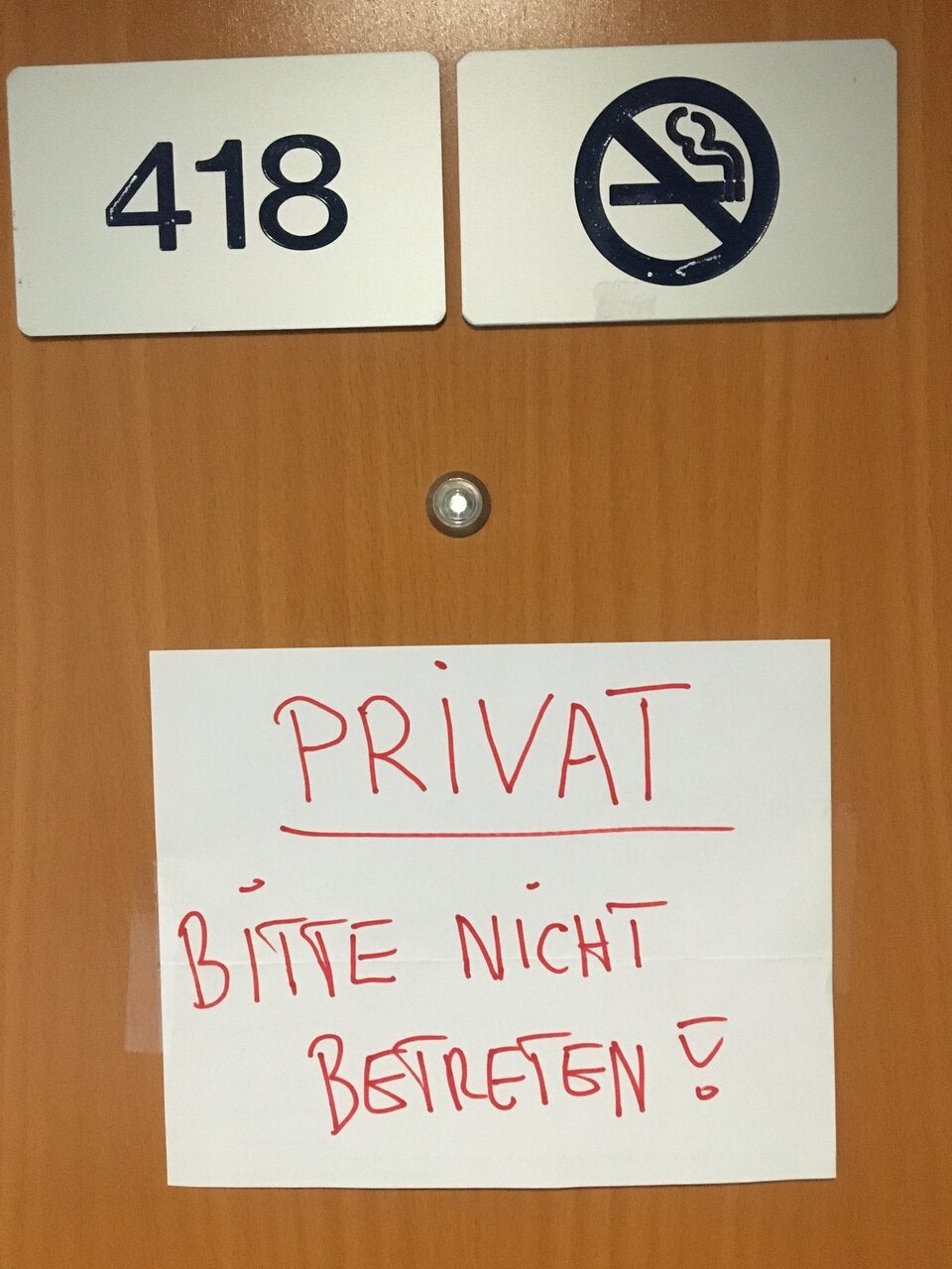 Herbiert Kaspers Hotelzimmer