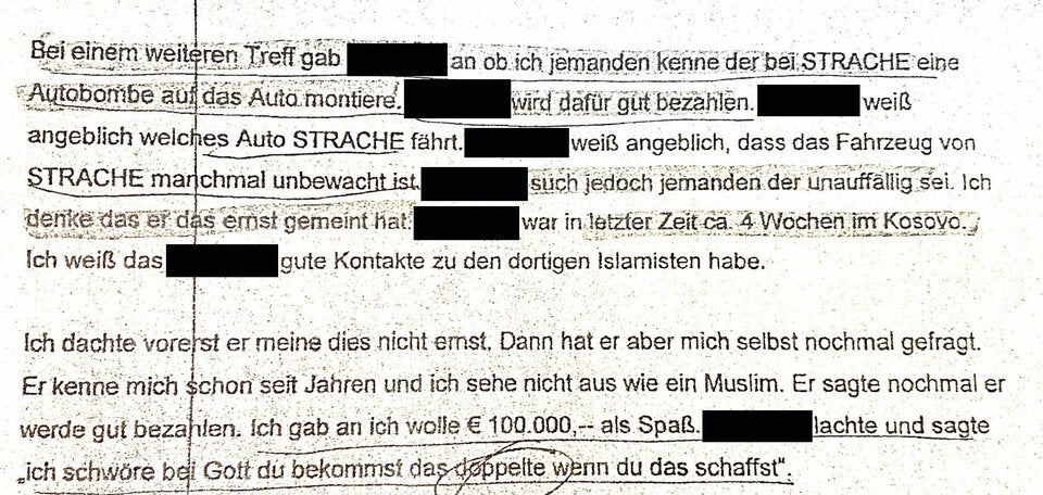 Bomben-Plan: 100.000 Euro für Mord an HC Strache